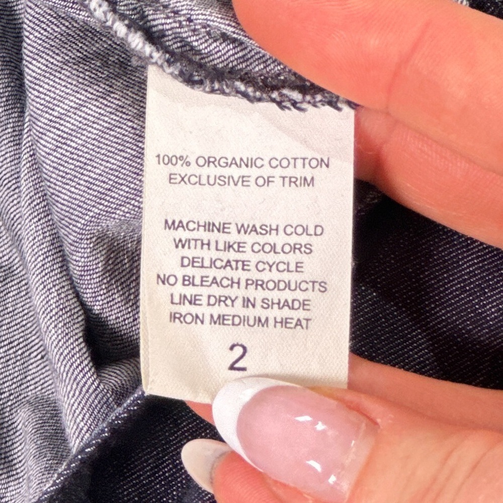 Stewart Brown Women Wide Leg Culotte Capri Organic Cotton Pants 2 - Picture 8 of 12